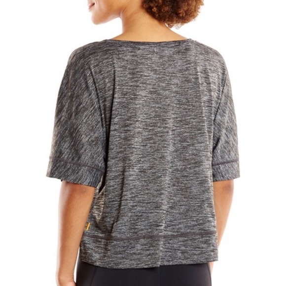 Lucy short sleeve crop top gray S - Picture 2 of 8